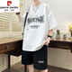 Pier Cardin Sommer Neues Kurzärmel-T-Shirt für Männer Junior High School und Highschool-Schüler Sportanzug für den trendigen, hübschen Sommeranzug der jungen Menschen NZJ-6626 Hellblau (Top + Shorts) XL 115 bis 130 Jin [Jin gleich 0,5 kg]
