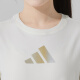 阿迪达斯 （adidas）女装运动套装25夏新款舒适透气简约短袖T恤梭织运动长裤 两件套 JM8803+JZ2174 L