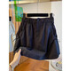 Trumpchi Vadern Corée Version Summer Fat Mm Plus taille 300 Jin [Jin est égal à 0,5 kg] Design Touching Toling Retro Jirt Jupe courte Femmes Loose Loose Raire Black R831 4xl 240-300 Jin [Jin est égal à 0,5 kg]