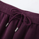 
Fiber Show [Air Layer Repaying Pants] Sports Style Elastic Waist Straight Wide Legs Pants Large Size Fat mm Summer New Style 1429 Rice Apricot L