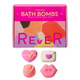 REVER turn bath bomb bath ball bath ball essential oil bubble bath ball gift for girls Valentine's Day gift box 4 pieces