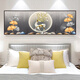 Hualeji chambre à coucher peinture autocollants auto-adhésive décoration peinture hôtel homestay salon canapé fond peint papier mural autocollants home hefugui th1391 n ° 1: largeur 90cm x hauteur 30 cm