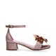 Steve Madden Girls' Lessa Heeled Sandals, Rose Gold, 3 Kids Rose Gold 3 Kids