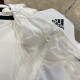 阿迪达斯 （adidas）三叶草外套女装2025夏季新款运动服梭织舒适透气连帽上衣休闲夹克 KB8964汉玉白 XL