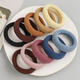 Simple, versatile, highly elastic, thickened, non-slip hair ties for women, 10 pcs