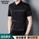 
Cancymar Customized Ice Silk Short Sleeve Shirt Men's Young Men 2025 Summer Middle-aged Droop Business Casual Stripe Stripe Shirt P-9928 Dark Blue M 165 Recommended 90~120Jin [Jin equals 0.5 kg]