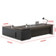 Jingyi Demei President Boss Desk Office Simple Modern General Manager Office Executive Desk 2.0 Meter Boss Desk