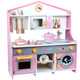 Chengliu Nouvel An cadeau en bois de cuisine en bois de cuisine jouet girls girl watch cooking simulation usware kitchen japony style b style + hauteur rehancement armoiret