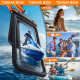 Bolsa impermeable de teléfono móvil Tulas [recién mejorado bolso impermeable de teléfono móvil, buceo en pantalla táctil y natación, caja de teléfonos móvil