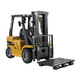 Huina 677H cargador de carretillas elevador aleaciones de control remoto eléctrico Ingeniería Modelo de vehículo Toys para niños 576H TOW de panel plano 1576 (carretilla elevadora + Versión en inglés de automóvil plano de panel