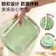 Lock Lock (Lockknlock) Glas Brotdbox Mikrowellenheizung Special für studentische Büroangestellte Bringen Sie Lunchbox Frische Box Trennwand Versiegelte Mittagsschale [Matcha Green] Da Chang Sandi-+ Runde Suppe 1050 ml