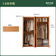 源氏木语实木衣柜家用卧室樱桃木衣橱储物柜衣帽间收纳柜1.8/2m高 新隔板
