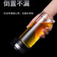 
HEENOOR HEENOOR Glass single-layer thickened filter tea cup for men and women large capacity portable water cup outdoor plastic cup glass: 6075-480ML+ cup set cup brush 360ML-695ML