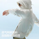 Plátano [mismo modelo para zhou dongyu] piel fría 702UV ropa solar para mujeres al aire libre montañura fresca chaqueta de ropa de piel transpirable [mismo modelo para zhou dongyu] marfil blanca fumar frambuesa xl