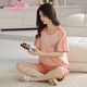 Modal Pyjamas für Frauen in Sommer-Pure-Baumwoll-Shorts für Shorts Sweet Thin Cotton Casual Student Home Clothing Set können außerhalb von Z9858 m empfohlen werden 80-100jin [Jin entspricht 0,5 kg]
