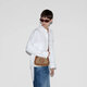 Gucci (Gucci) Bag du sac féminin Bag Blondie série mini sac d'épaule Bag féminin Nouveau sac à bandoulière 815700 Canvas d'ébène beige 815700haakg9755