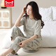 Catman Miiow Pajamas para mujeres en primavera y verano pantalones de manga corta Los estudiantes de estilo coreano puro pueden usar trajes de ropa para el hogar de algodón puro afuera en verano YZT9715 algodón corto y longitud M (80-jin [Jin equivale a 0.5 kg])