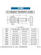 
XMSJ Jingong stainless steel industrial product live bolt lifting ring nut set M12801 pieces