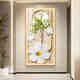 Jiuyu Picture Entrance Entrance Coremer Decription Cream Style Зеленые растения коридор и проходная живопись Простая современная гостиная фонари из фонари yizhi duxiu a Style 90*180 Светодиодный свет (умная прямая вставка + пульт дистанционного управления) 3527