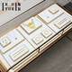 Pingyue Jewelry Display Requisiten Jade Jade Buddha Perlen Armband Ring Halskette Anhänger Juwely Rack Display Requisiten Palette 116-Gold-Weiß-Bürstart H1 12122cm