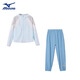Mizuno Mizuno Children's Official Authentic Children's Clothing Summer New Sunproof Jacket Mosquito-proof Pants Set Two-piece Set for Older Children White Black 160 CM (85-100Jin Jin is equal to 0.5kg)