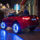 Haowa Audi RS5 Children's Elektroauto Allrad-Babyauto-Spielzeugauto kann für Menschen und Kinder mit Fernbedienungssteuerwagen U16-Painted Red-/Fernbedienung + Sway + Suns Shade + Electric Drive sitzen