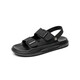 Snguny High-классная световая бренда Luxury Brand Sandals Мужчина 2025 летние новые повседневные универсальные мягкие пляжные обувь носить без скольжения и прохладные черные 9903 38 (240 мм)