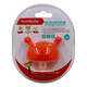 Mombella (mombella) small mushroom teether baby chewing gum baby anti-eating hand artifact to soothe oral appetite period 0-3-6-8 months and above, with security code, light brown