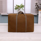 Extra large capacity canvas travel bag, thickened linen luggage bag, wear-resistant, dust-proof and moisture-proof moving bag, cloth bag travel bag, amber 1*1*1cm, medium size 60 width, 50 height, 23 thickness