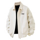 Jeep Spirit 1941 Estd Jeep Jacke Herren Frühlings- und Herbstjacke Casual Einfacher vielseitiges, komfortabler Fashion Revers Top Solid Color Work Jacke Schwarz M (vorgeschlagen 90-125 Jin [Jin ist gleich 0,5 kg])