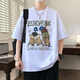 Boledi Teenager Sommer Baumwolle kurzärmelig T-Shirt Sommer 2025 Neuer Stil Handsome Boy Top für Junior High School und Highschool-Schüler 695 Schwarz (einzelne kurzärmelige) hohe Qualität 175 2xl empfohlenes Gewicht 140-160jin [Jin gleich 0,5 kg]