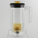 Kaimei Ice Machine Copa Copa de hielo triturada Extracto de té Copa de leche con cuchillo Pan de aluminio Tapa de tapa Copa de mezcla 1360 Copa de hielo 1.6L Copa entera 0 ml 0 piezas