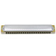 Tongbao harmonica official 6624S rests modified electroplated metal copper grid adult 24-hole polyphonic harmonica C key-commonly used keys