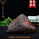 雅的【yadi/雅的】A降E三管陶笛重吹型提升款熏烧演奏型3管乐器 A降E调三管陶笛【重吹演奏型_】