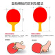 729 Six-star Carbon Table Tennis Racket Seven-star Professional-grade Carbon Fiber Long Handle Horizontal Shot Five-star Single Shot Arc Circle Fast Attack [Carbon] Six-star Horizontal Shot + Bag + 2 Balls