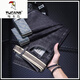 Woodpecker (TUCANO) spring and summer thin high-end printed embroidery trendy brand Xintang nine-point jeans men's trendy elastic nine-point trousers 691 black [single set] 28