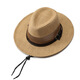 Changyin hat Men's summer dad breathable sun hat mesh hollow straw top hat thin sun protection hat old man cool hat beige