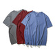 Yuguan 300Jin [Jin equivale a 0.5 kg] 160 Bust Fat Man Camiseta de manga corta Hombres sueltos de gran tamaño insentado Sweinshirt Versátil de algodón Fat Summer T1661 Gray 8xl (300-320Jin [Jin equivale a 0.5 kg])