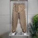 Kurashi ichiki kazuki kuraishi coton mince et ligne décontractée pantalon de glace masculine en dose un pantalon harem 2024 Nouvelle rue frite lâche neuf pantalon radish-cross café xl
