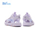 361 Children's Shoes Children's Sandals 25 Summer Breathable Cushioning Toe Guard Beach Sandals for Boys and Girls Purple 34