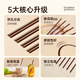 Double gun disposable coffee stir stick 18cm hot coffee drink thin plastic straws food grade 500 pieces individually packaged