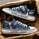 Changxiang Huili Leinwandschuhe Herren Sommer atmungsaktive Schuhe Vielseitige Studentin Klassische Stoffschuhe Sport lässig Stoffschuhe Leichte weiche Sohle Schuhe RF-G08 Blau 42
