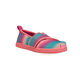 TOMS Girls Alpargata, Deep Fuchsia Ombre Glitter Deep Fuchsia Ombre Glitter 4 Big Kid