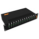 netLINK fiber optic transceiver rack 14-slot standard 19-inch 2U chassis Desktop photoelectric converter frame Dual power supply redundancy Telecom grade HTB-14AC/D One