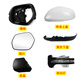 
Applicable to Binzhi XRV Saliva rearview mirror shell 15 to 22 years of model left and right reversing mirror frame reflector lens upper cover [Taffeta white] left-main driver