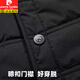 Pier Cardin 2024 new men's down cotton vest for men middle-aged and elderly vest daddy in winter extra thick large-size cotton plus velvet black-thickened vest 2XL (recommended 130-150Jin [Jin equals 0.5 kg])