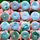 Pangdonglai Quality Jade Paceful Cierre Pendse Tianlan A Myanmar Jade: Collar Jade Male PB1429 [23 mm] [Con Lanyard + Certificado]