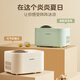 蓝宝（BLAUPUNKT）德国蓝宝冰淇淋机家用小型全自动雪糕机自制冷大容量甜筒冰激凌机 奶咖白