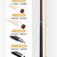 Jaguar interstellar billiard cue black 8 cue middle head Chinese eight-ball American nine-ball big and small head snooker Single pole without accessories Remarks club head