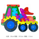 Burjuman Baby Puzzle Große Blöcke Einführend Digital Cartoon Piezoelektrische frühe Bildung Spielzeug 26 englische Buchstaben doppelseitig verdickt (90% Auswahl)